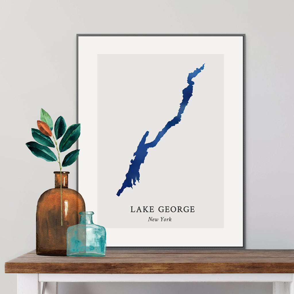 New York - Lake George Map