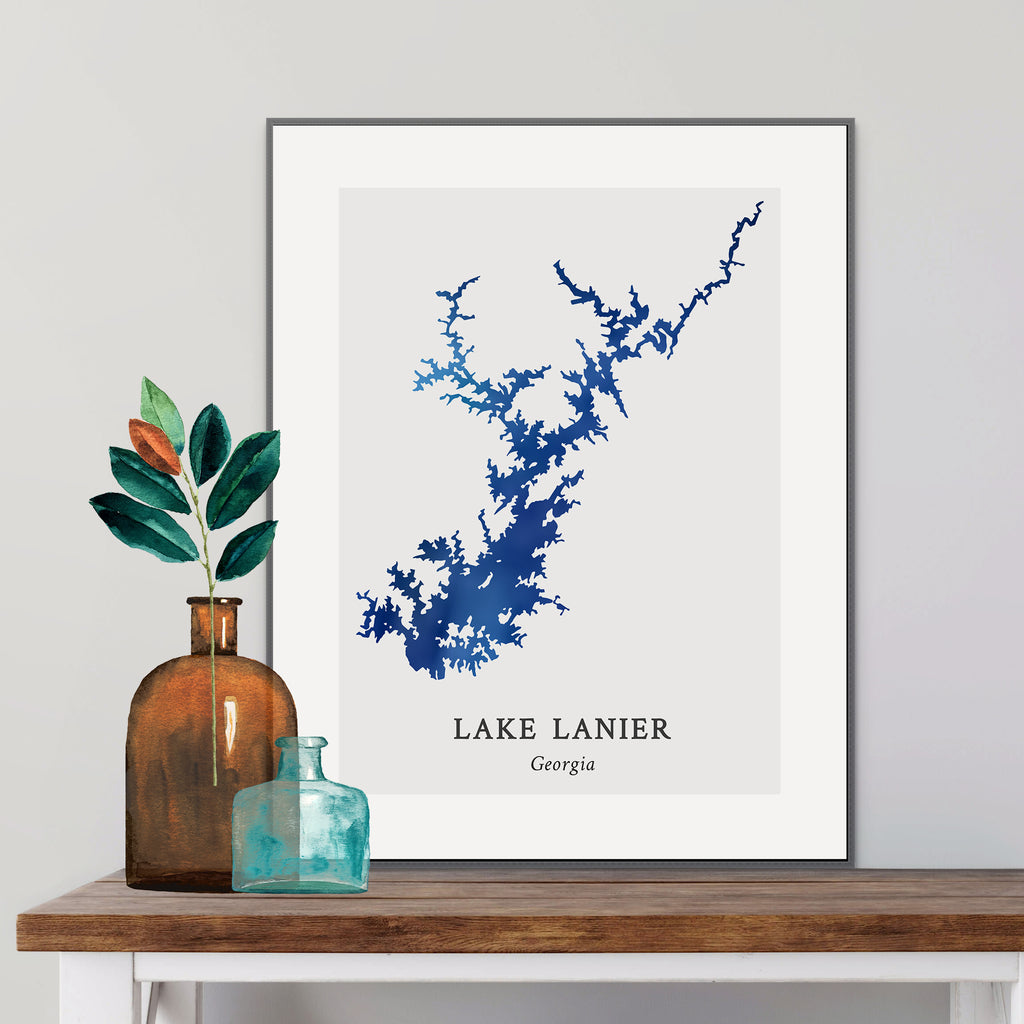 Georgia - Lake Lanier Map