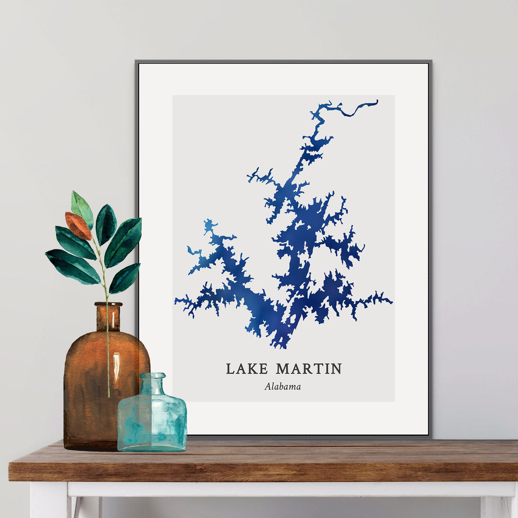 Alabama - Lake Martin Map