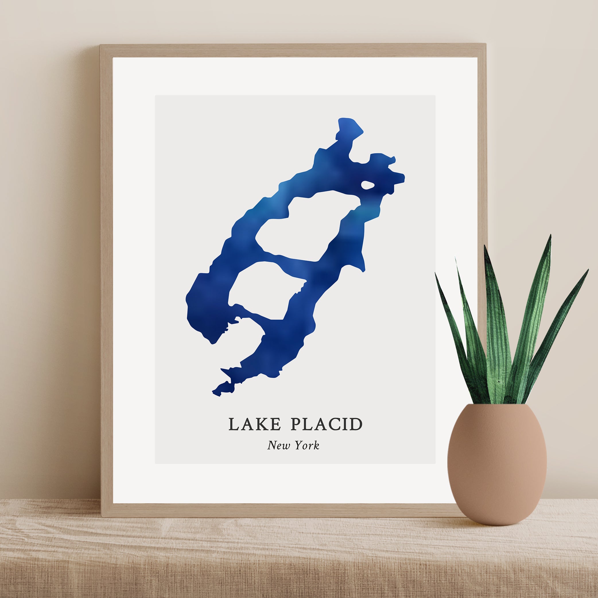 New York - Lake Placid Map