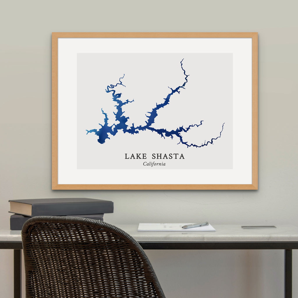 California - Lake Shasta Map