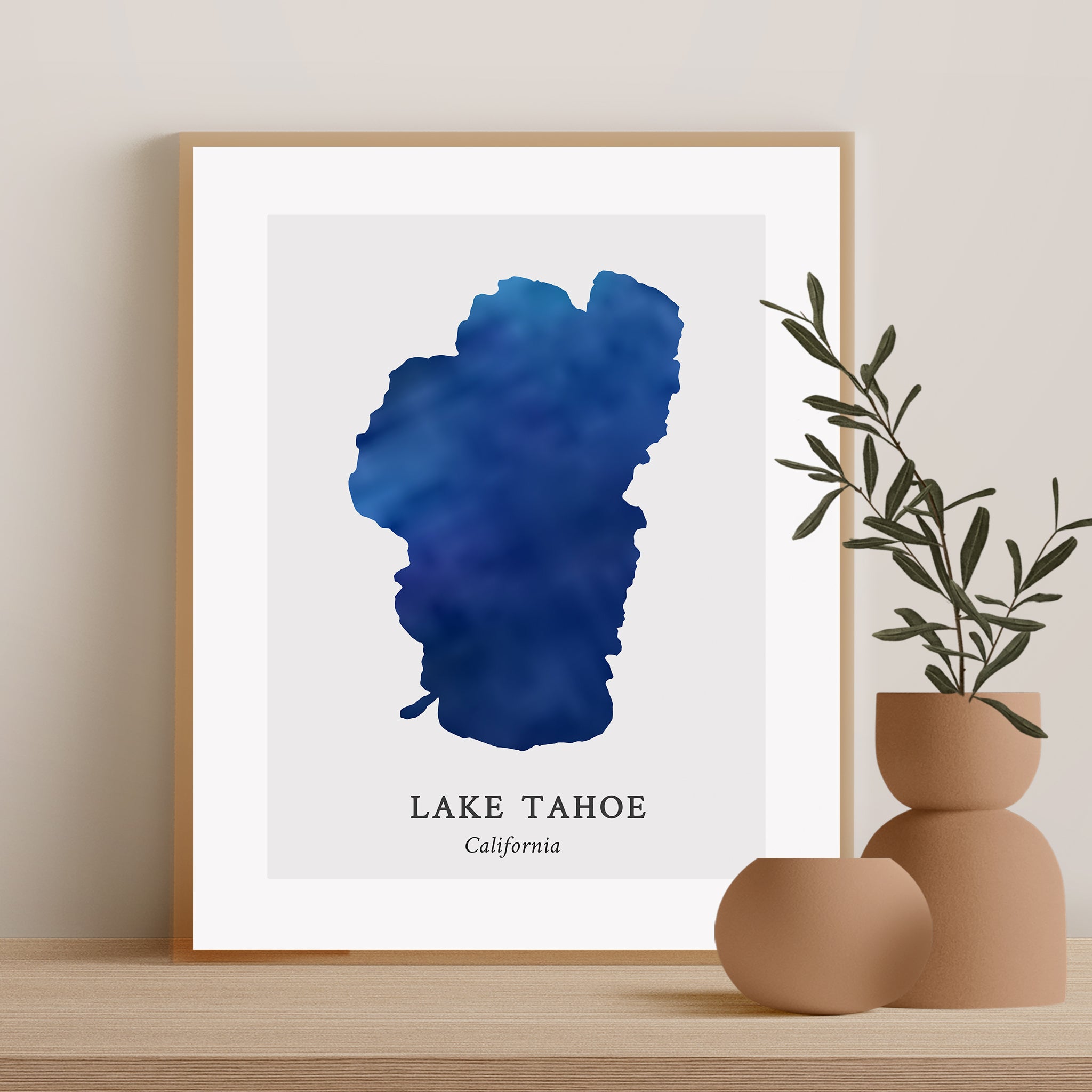 California - Lake Tahoe Map