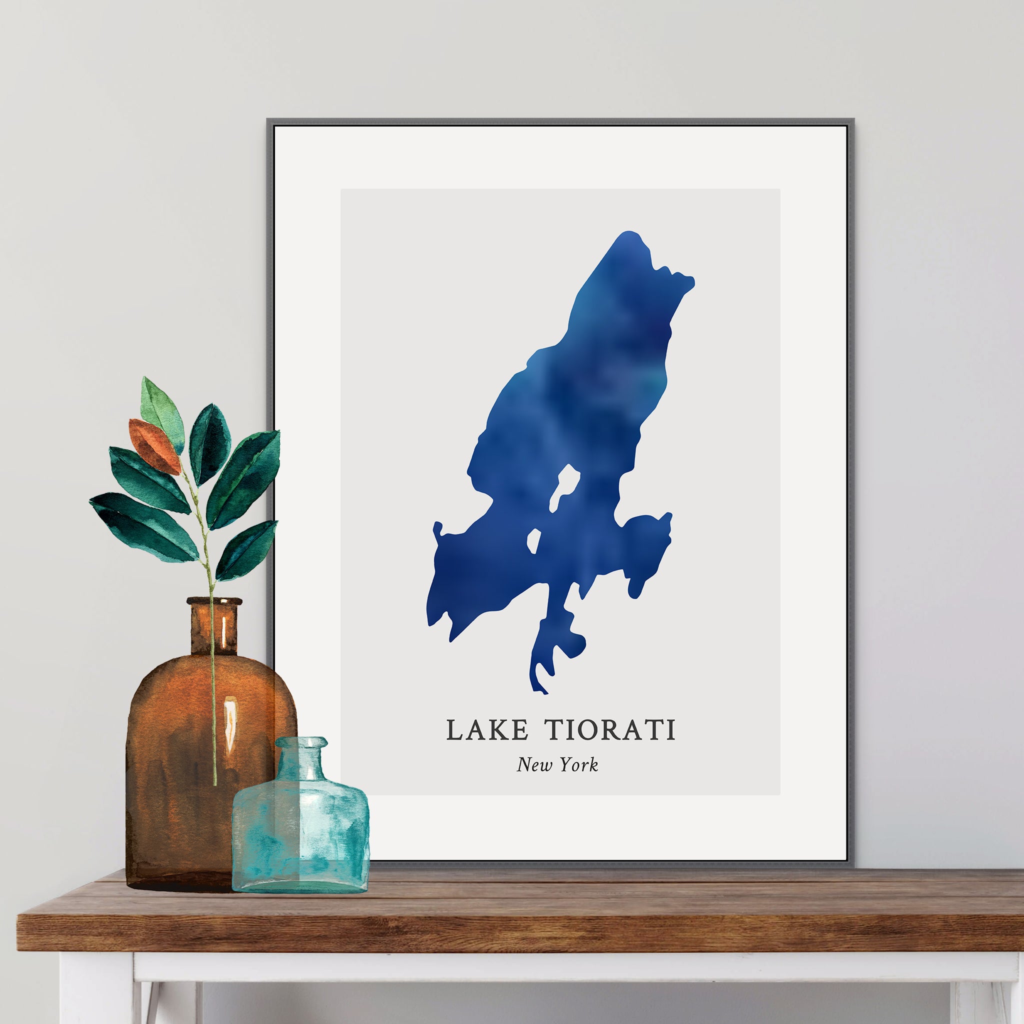 New York - Lake Tiorati Map