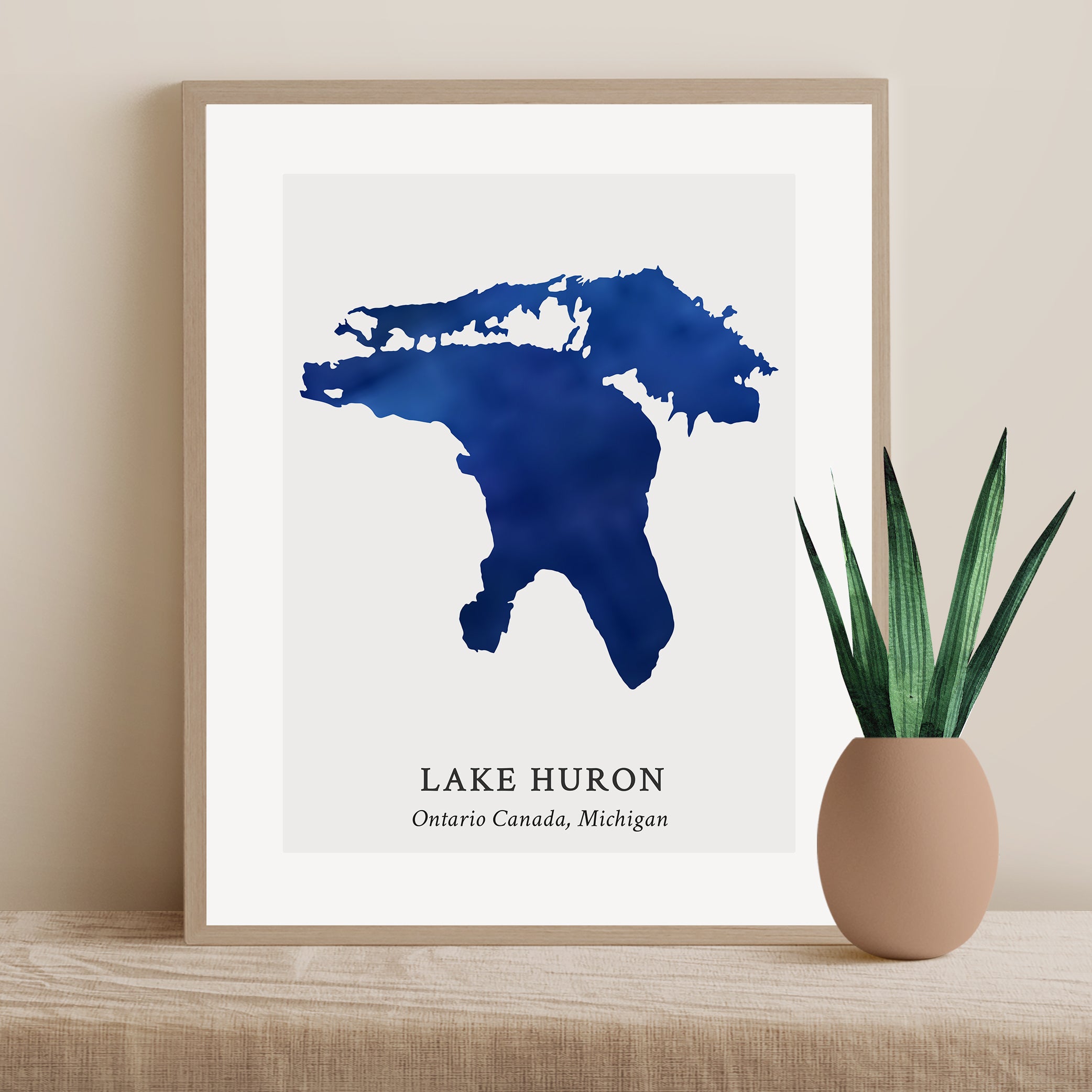 Great Lakes - Lake Huron Map