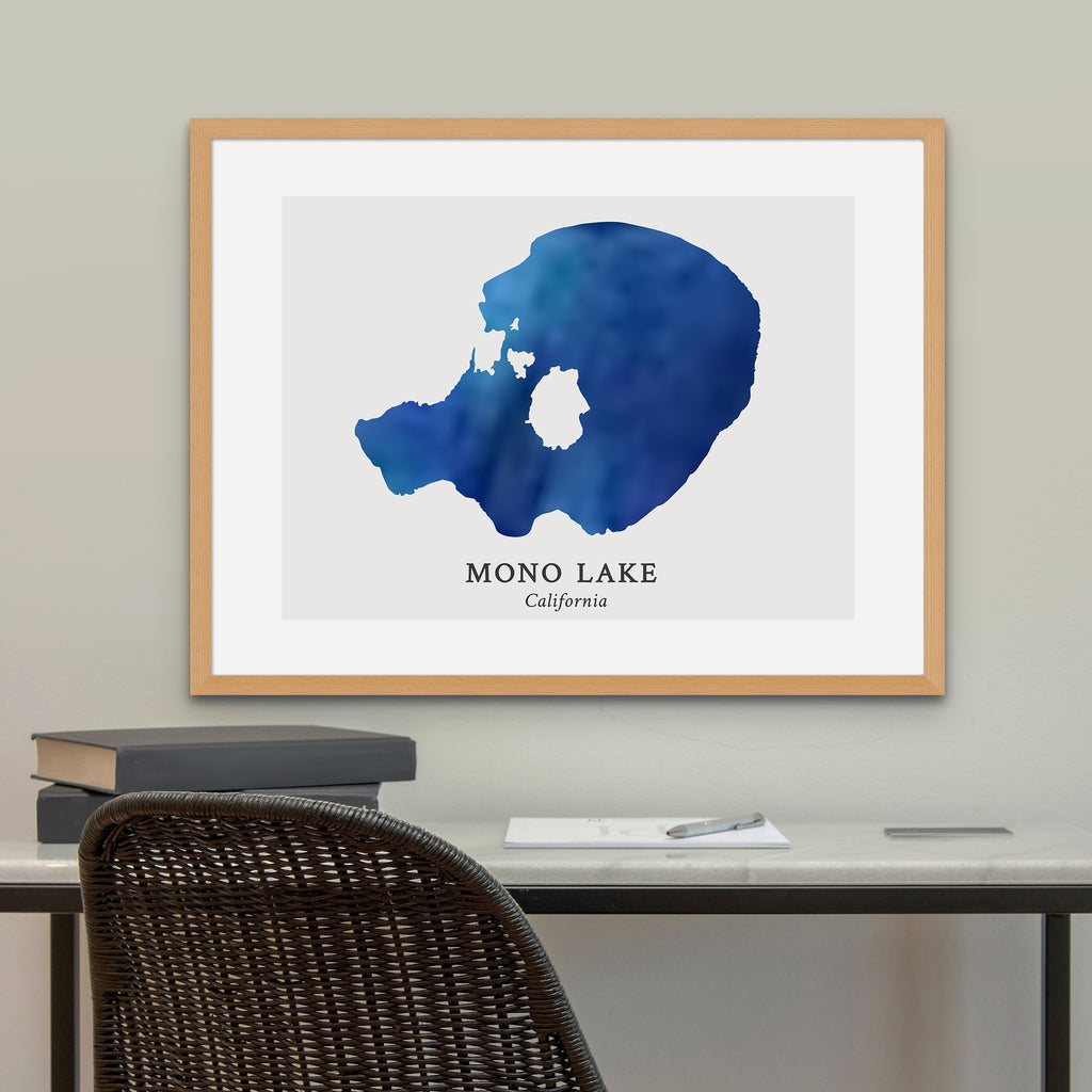 California - Mono Lake Map