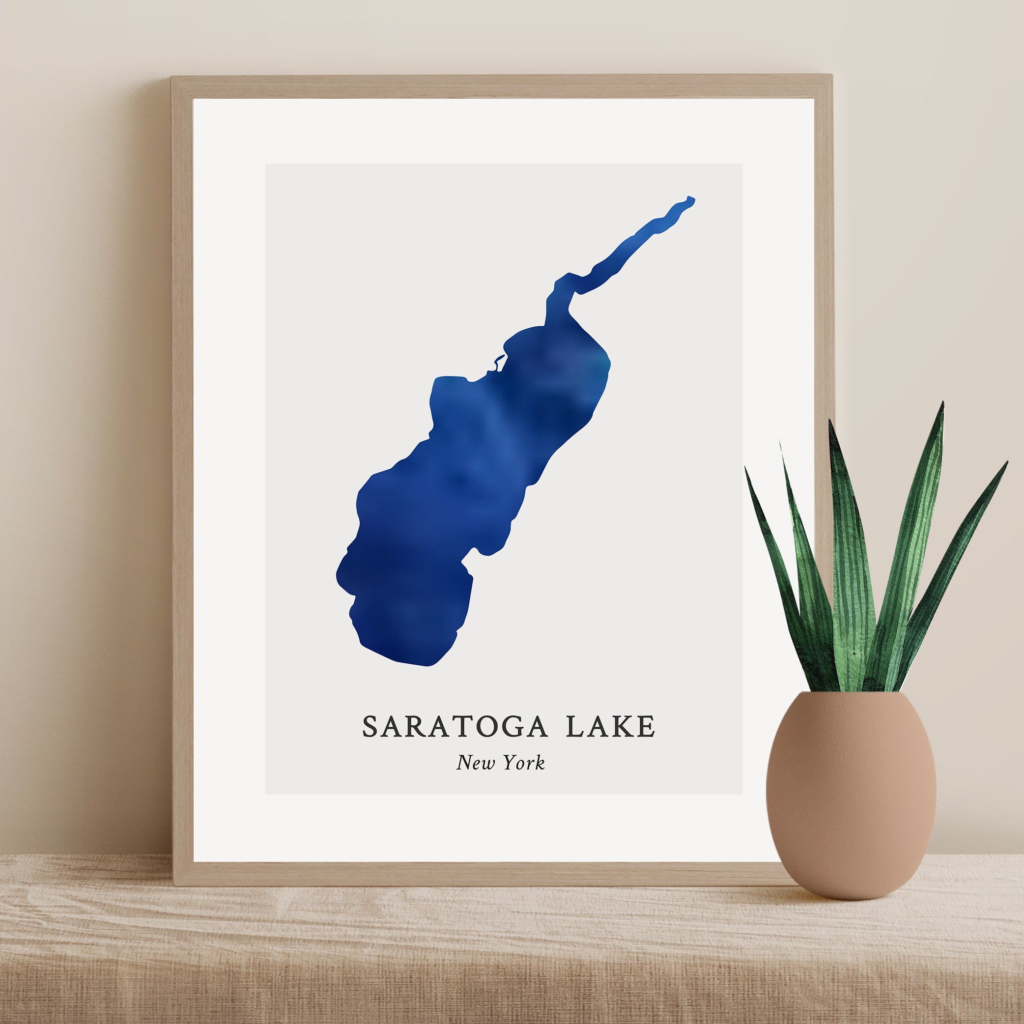New York - Saratoga Lake Map