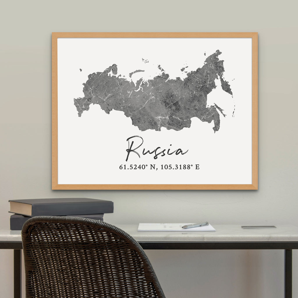 Russia Country Map