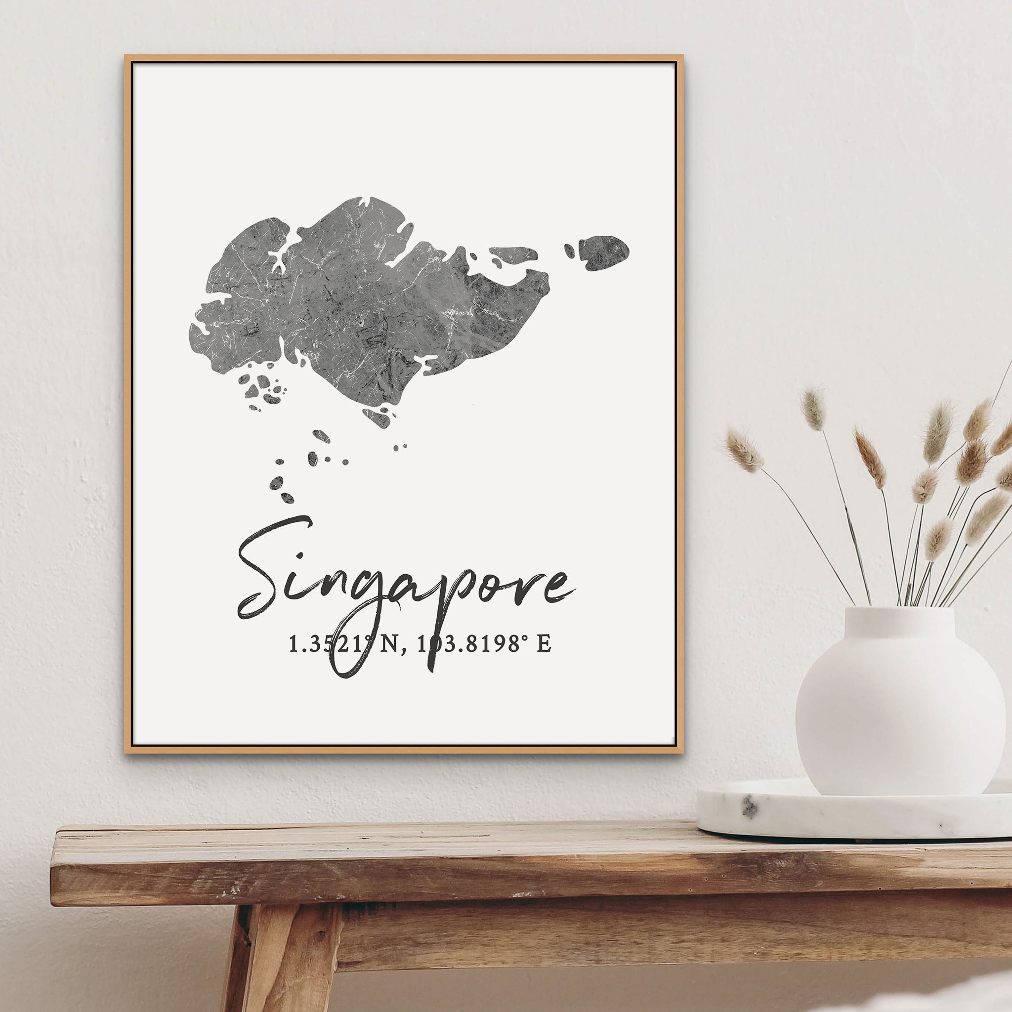 Singapore Country Map