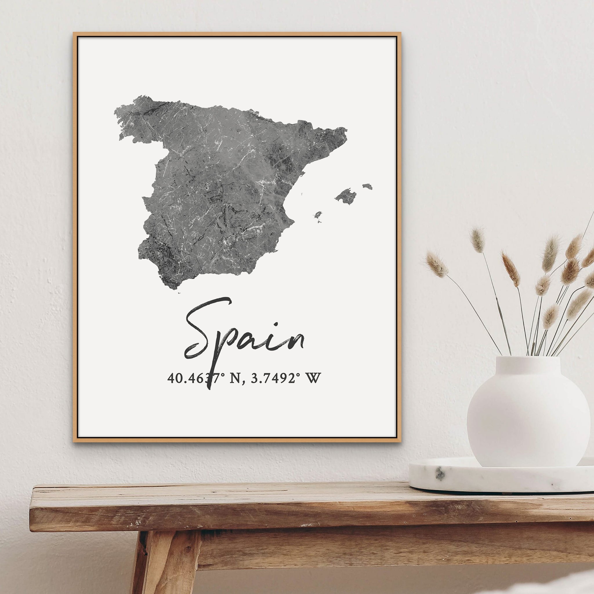 Spain Country Map