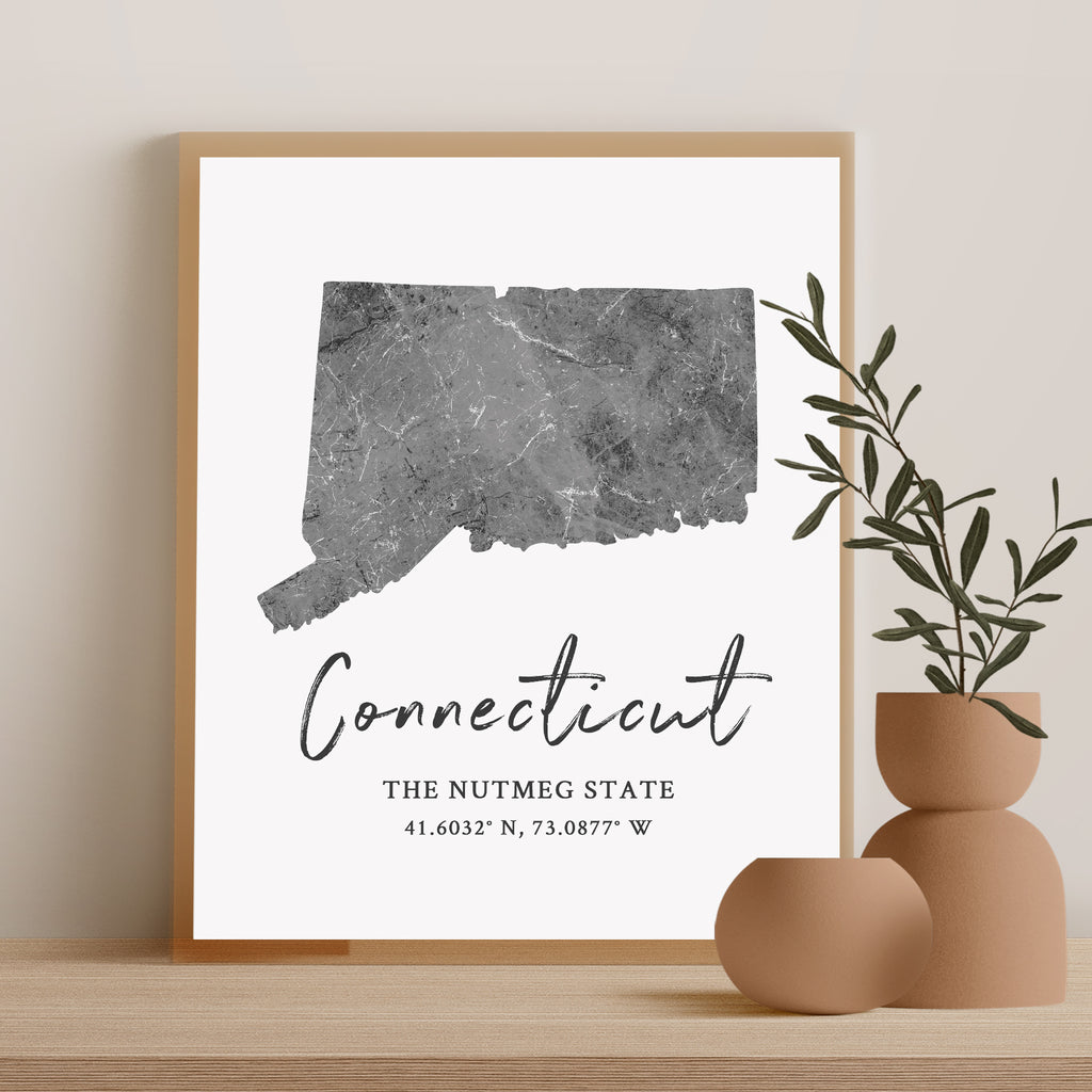 Connecticut State Map