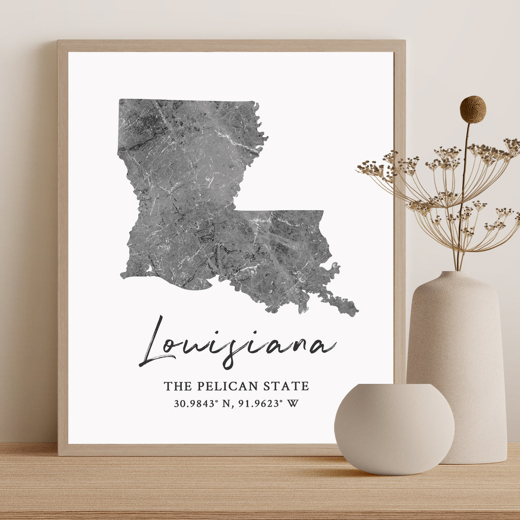 Louisiana State Map