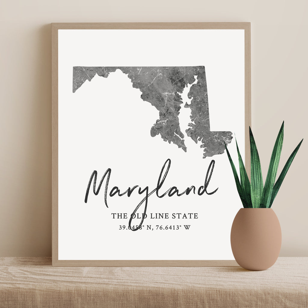 Maryland State Map