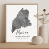 Maine State Map