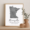 Minnesota State Map