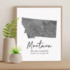 Montana State Map