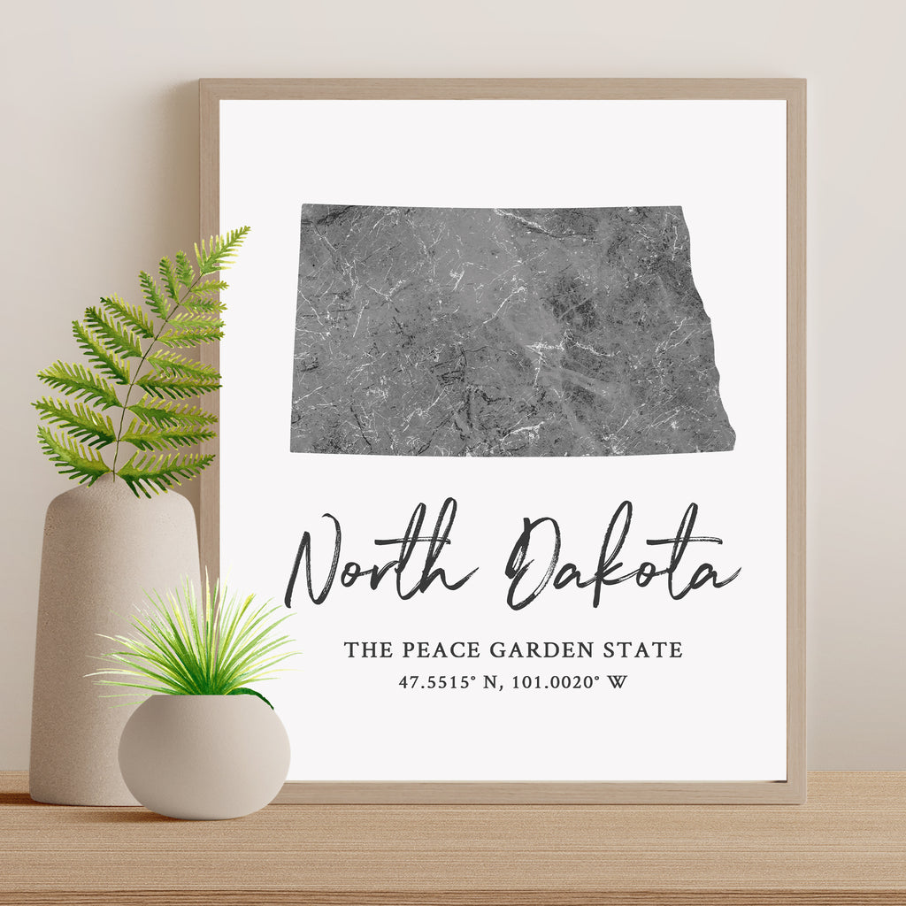 North Dakota State Map