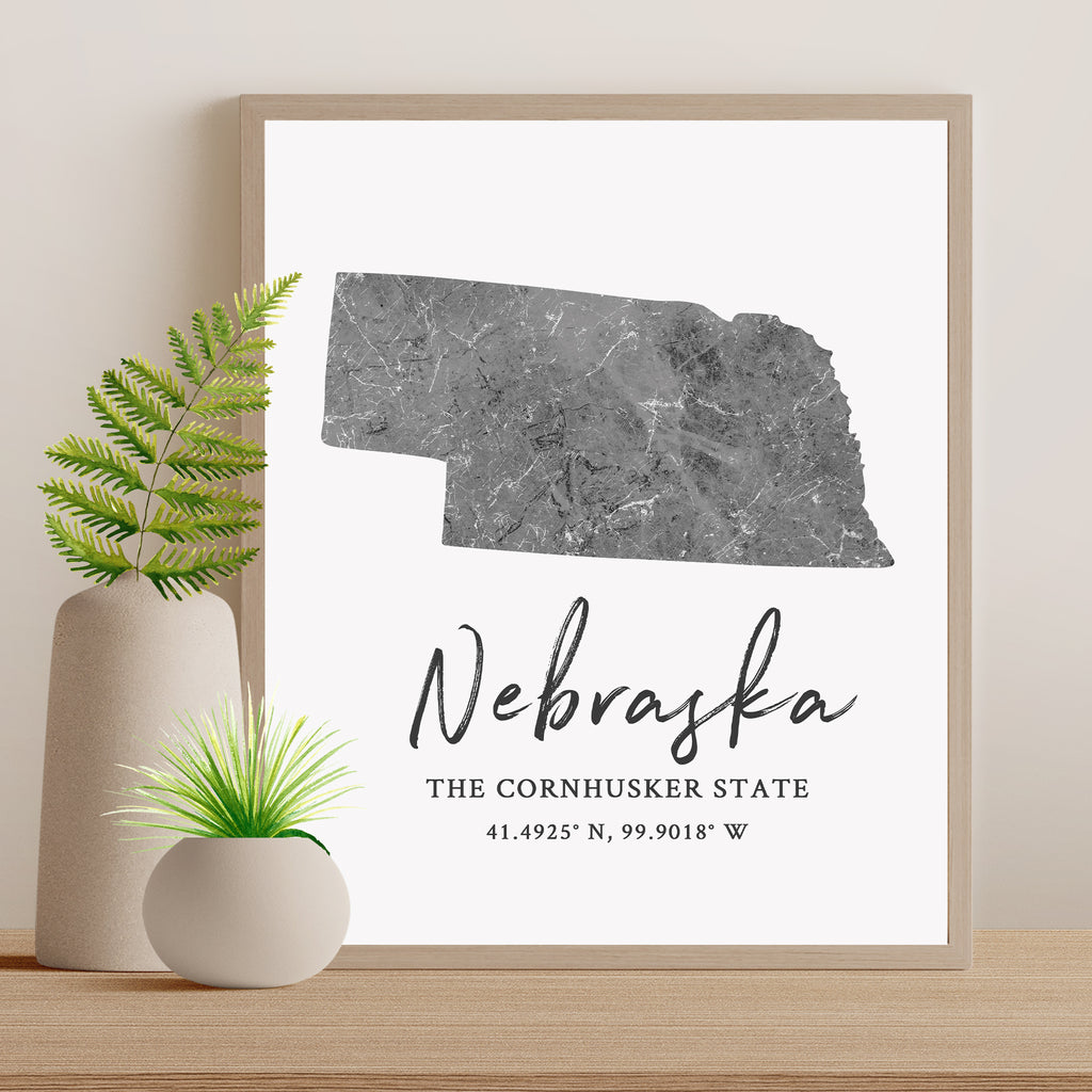 Nebraska State Map