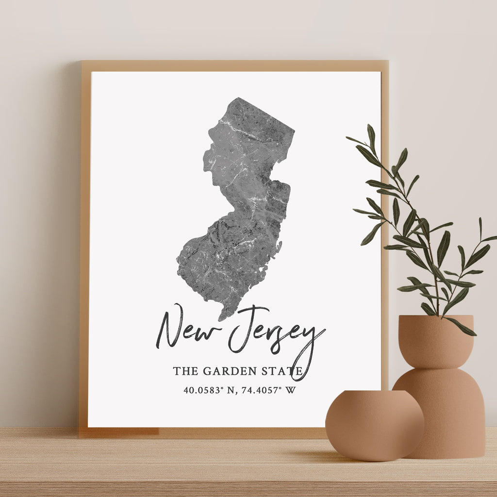 New Jersey State Map