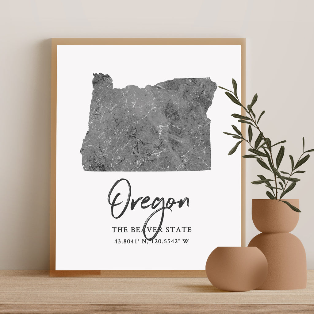 Oregon State Map
