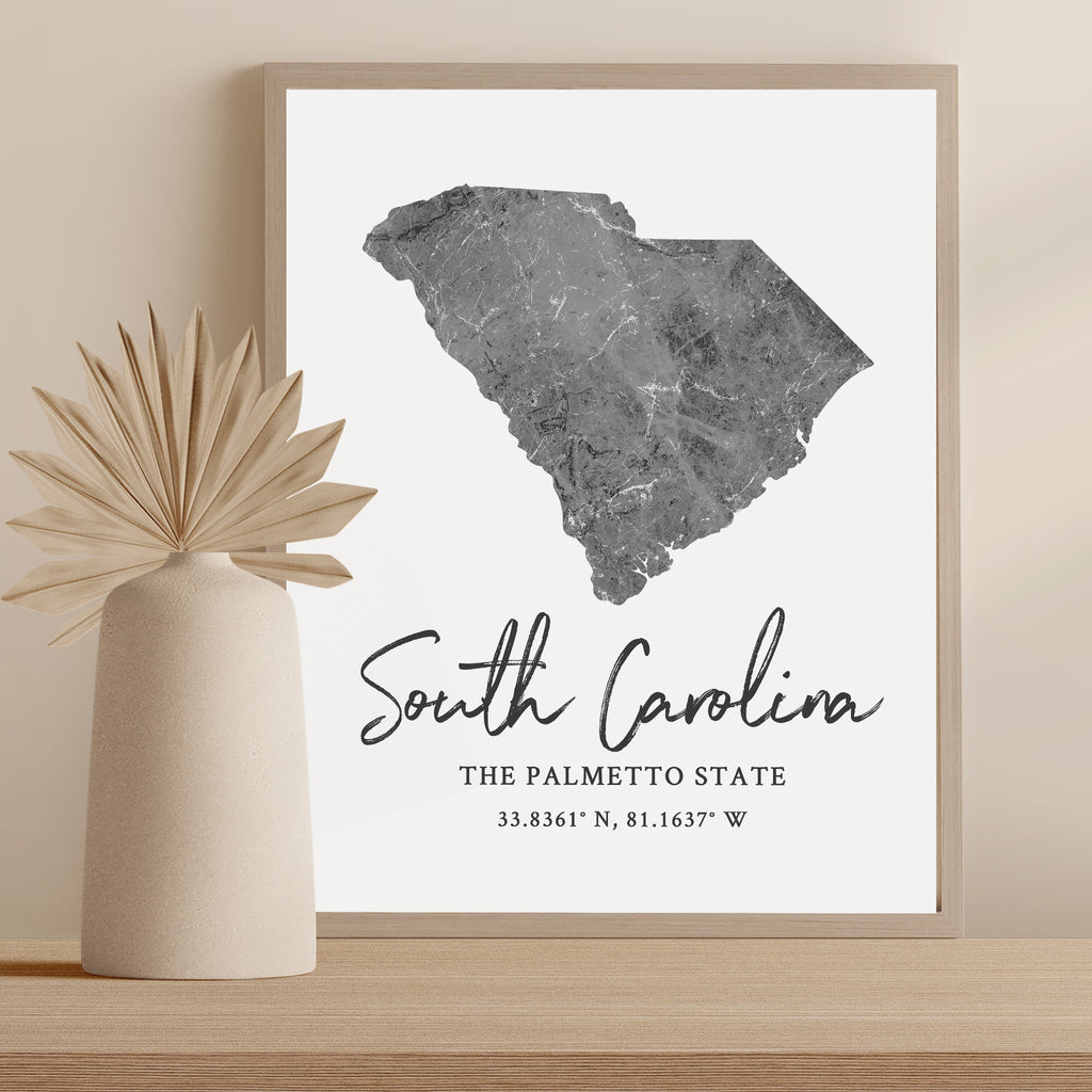 South Carolina State Map