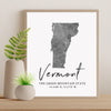 Vermont State Map