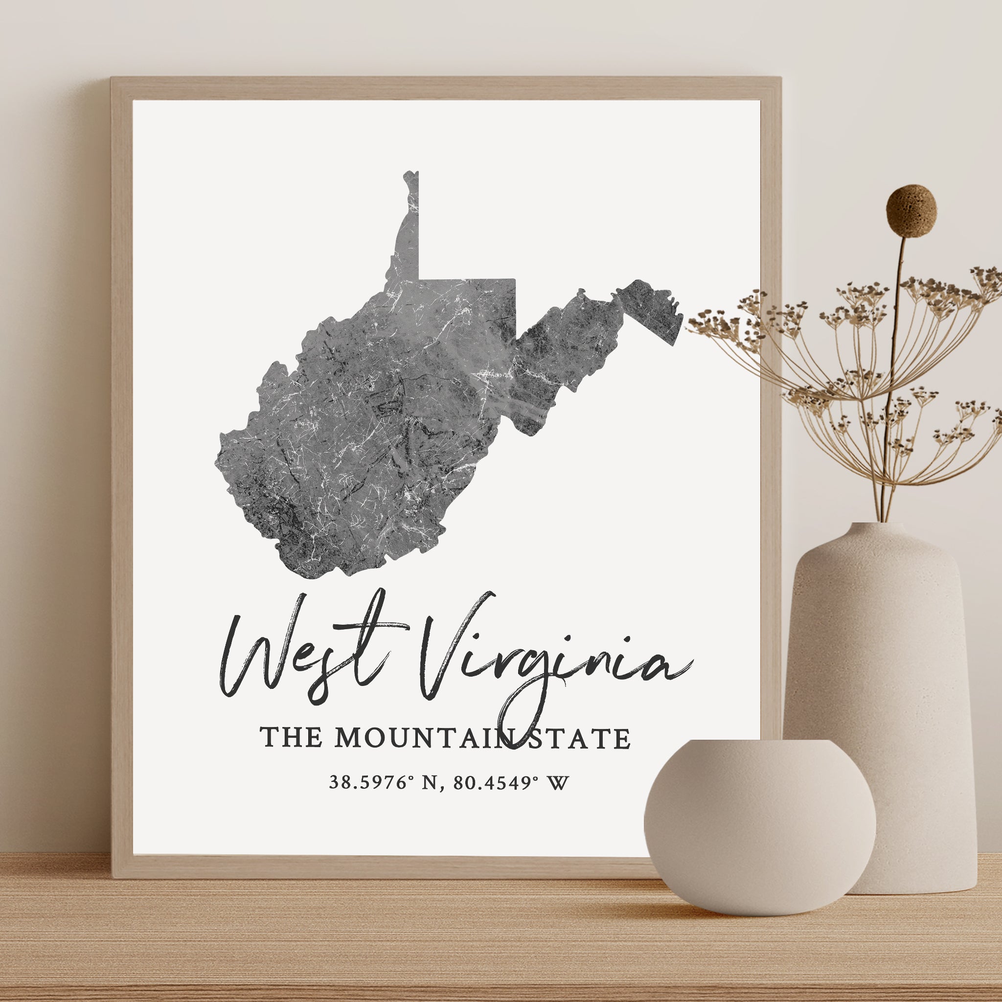 West Virginia State Map