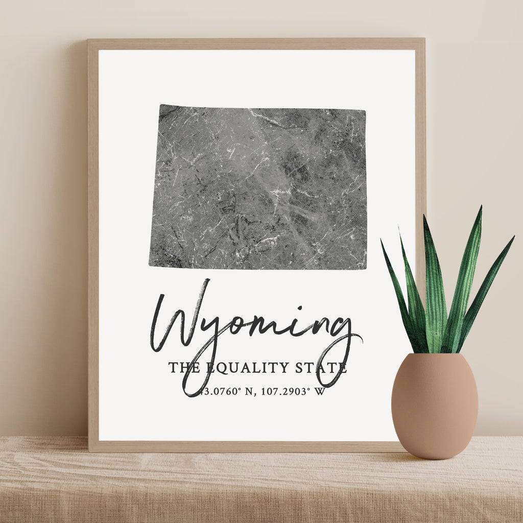 Wyoming State Map