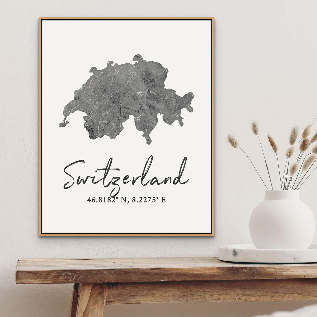 Switzerland Country Map