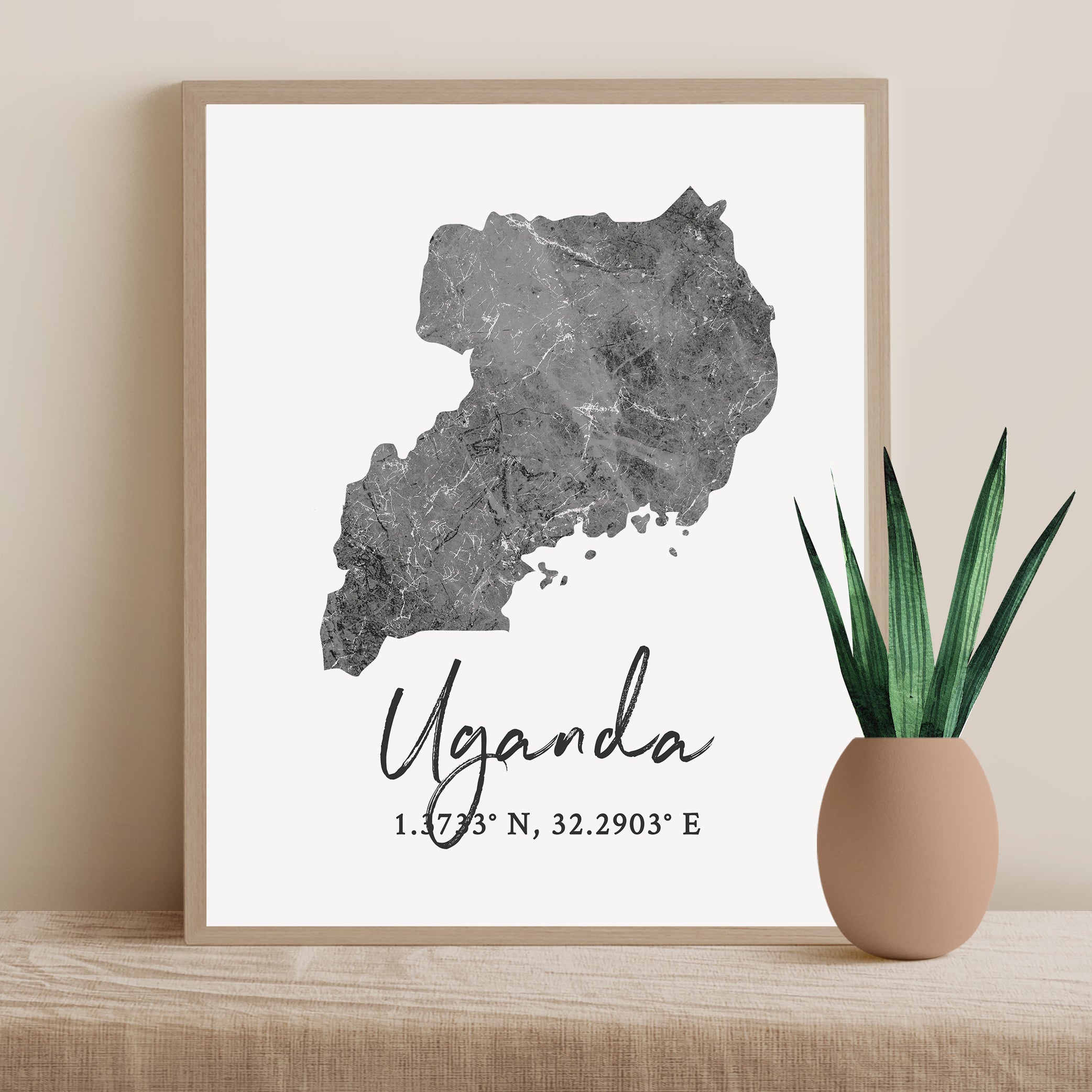 Uganda Country Map