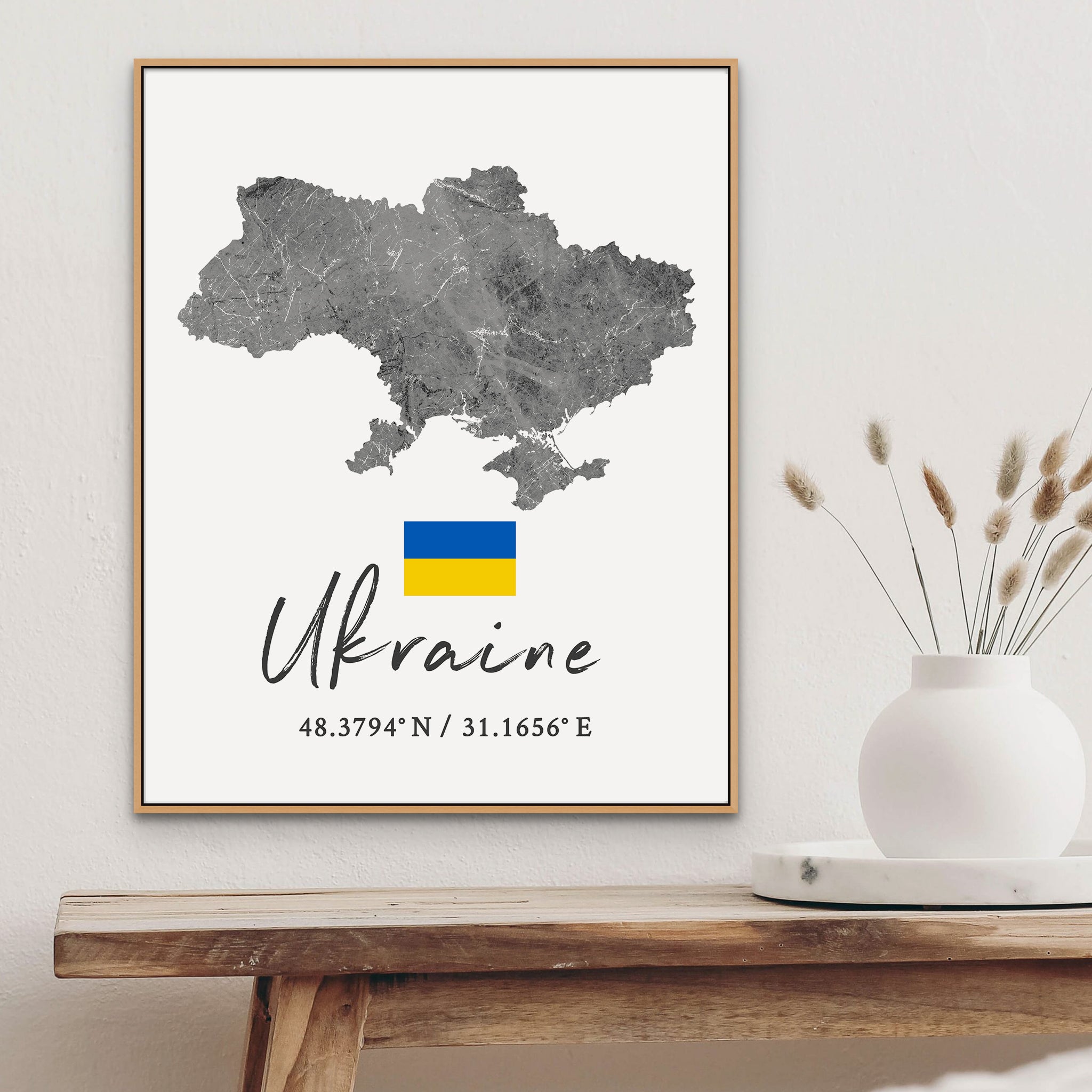Ukraine Country Map